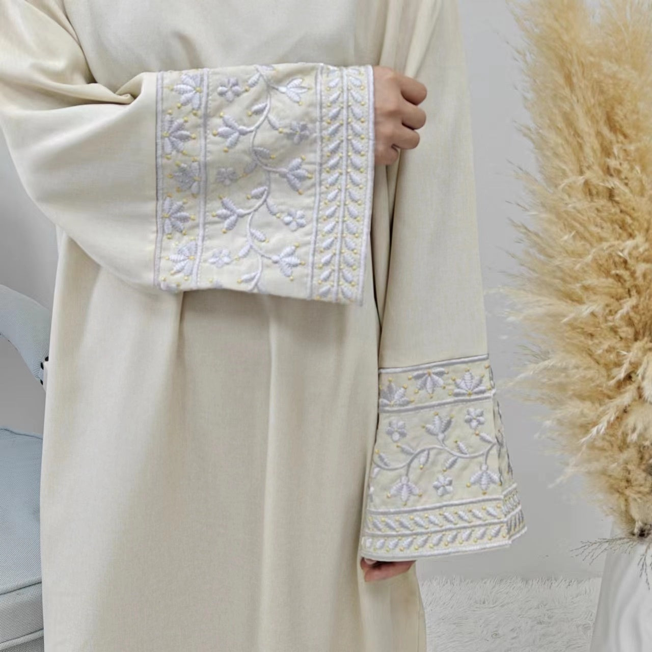 EMBROIDERED ABAYA DRESS