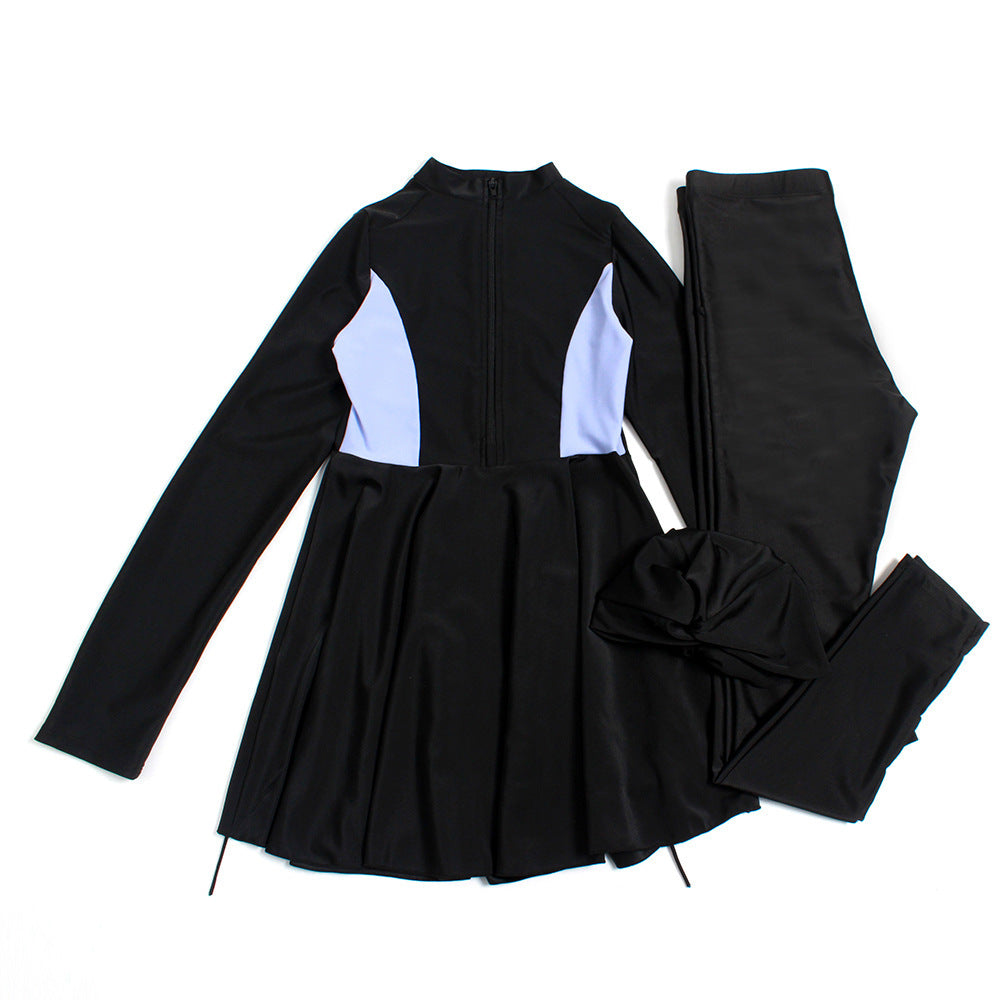 "Black modest swimwear for muslim women."