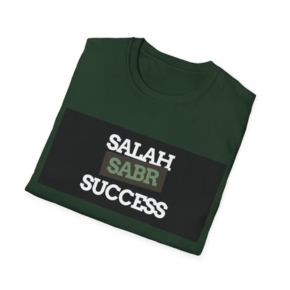 ISLAMIC SALAH,SABR SUCCEES T-SHIRT