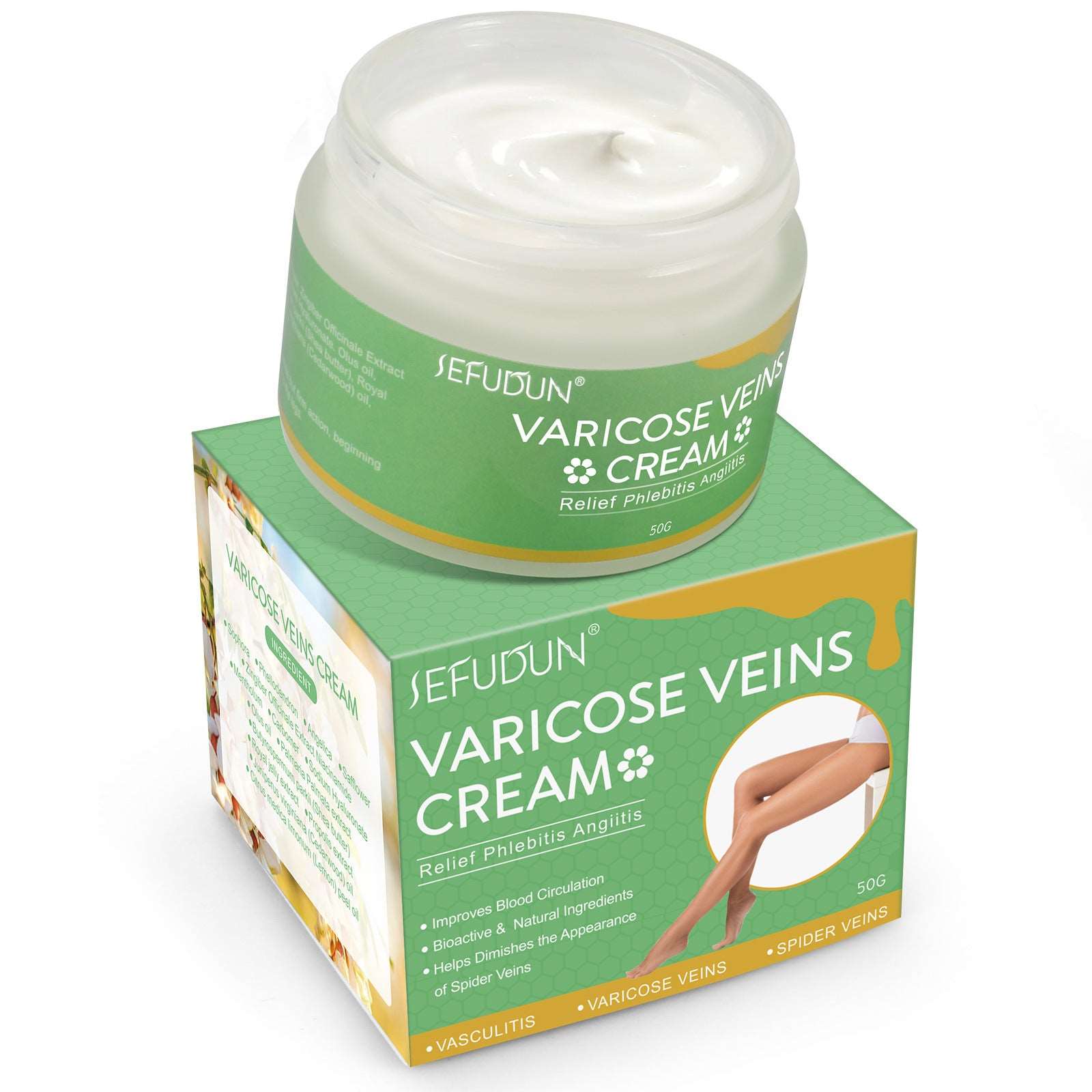 Sefudun foot varicose veins repair cream