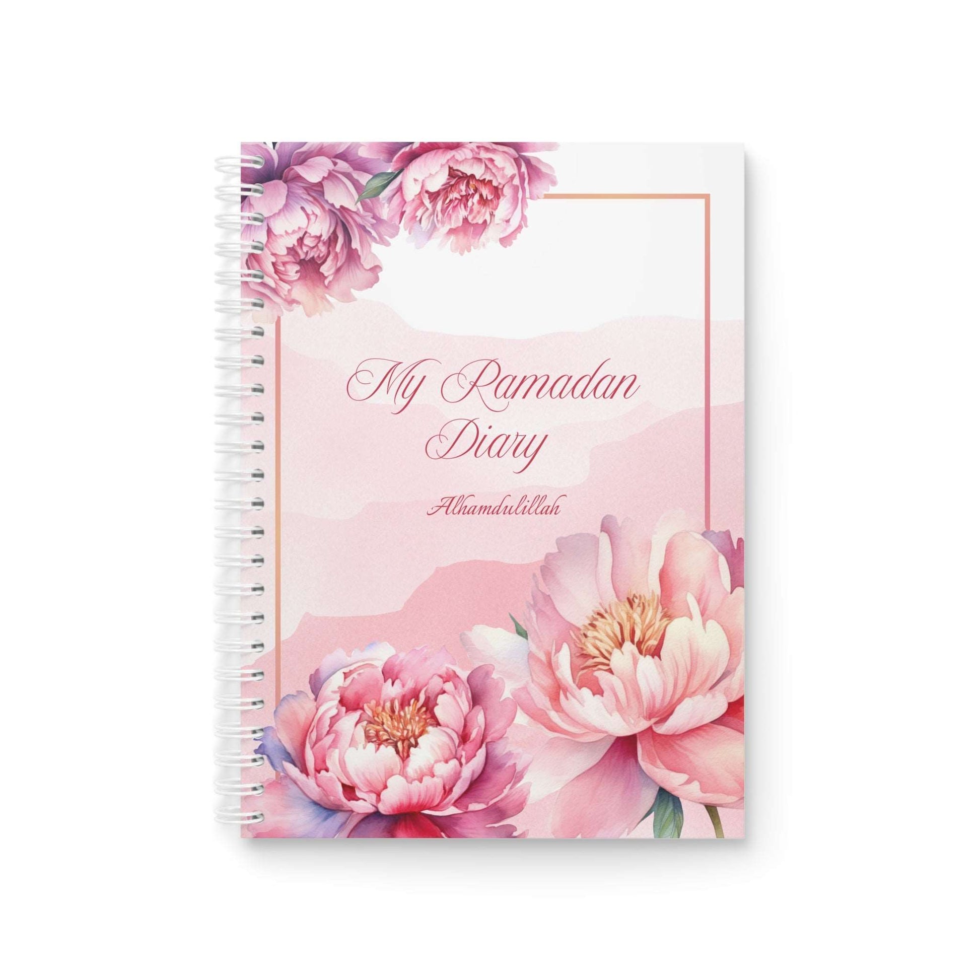 RAMADAN DIARY PINK SPIRAL NOTEBOOK