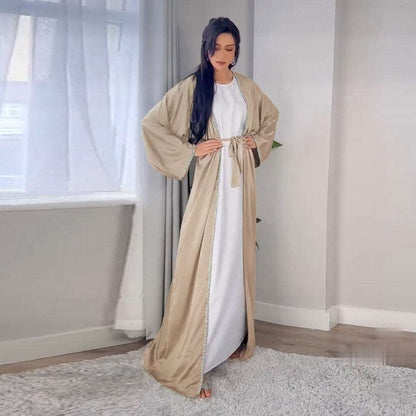 GLAMOUR OPEN ABAYA WITH INNER DRESS