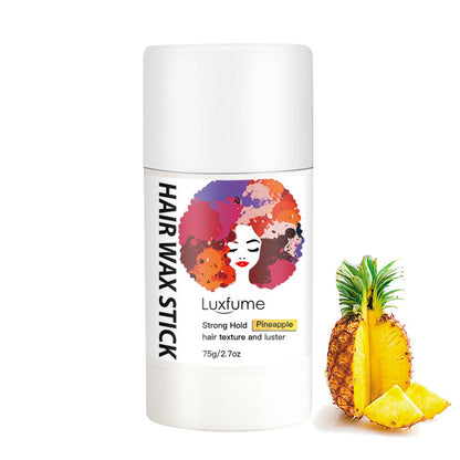 Styling hair wax stick - Hallafa Create stylish looks with ease with this hair wax stick. Get creative with your hair and achieve your desired look with this wax stick, perfect for defining and sculpting strands. Luxfume Styling hair wax stick. Hair texture and luster. Two options: pineapple wax stick, coconut wax stick #