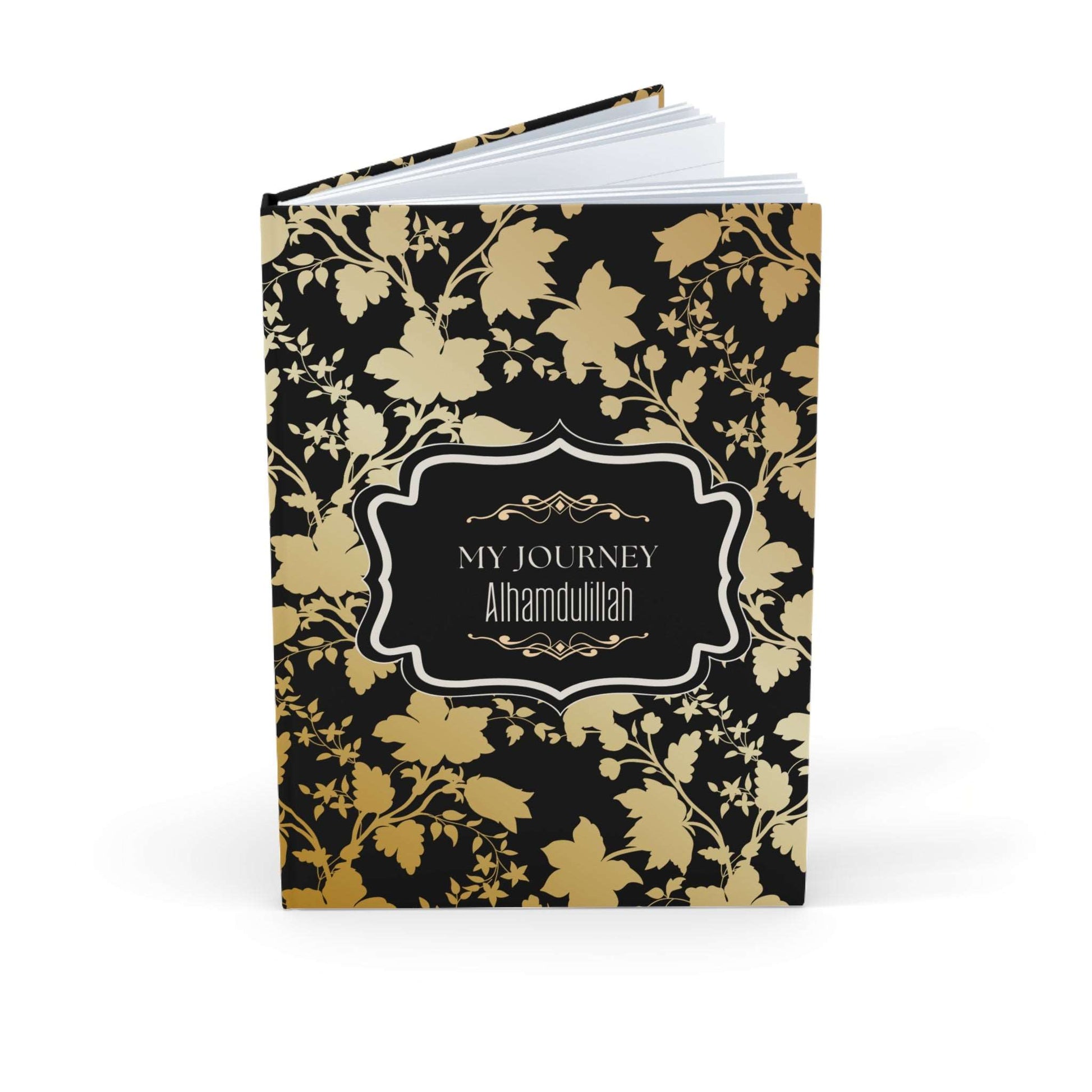 ISLAMIC JOURNAL GOLD FLOWERS