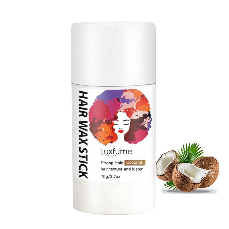 Styling hair wax stick - Hallafa Create stylish looks with ease with this hair wax stick. Get creative with your hair and achieve your desired look with this wax stick, perfect for defining and sculpting strands. Luxfume Styling hair wax stick. Hair texture and luster. Two options: pineapple wax stick, coconut wax stick #