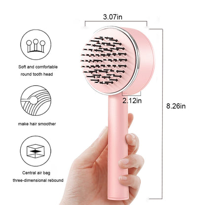 Women's Self-Cleaning Hairbrush