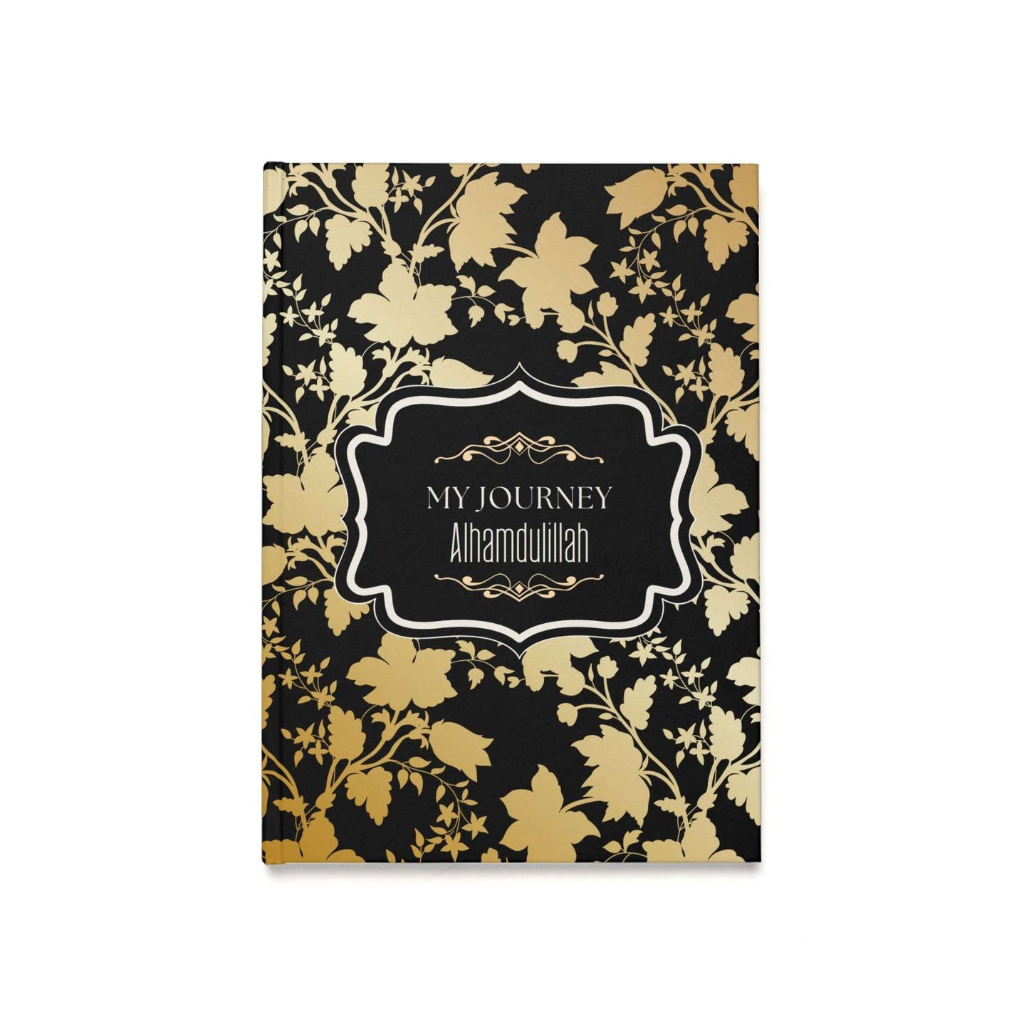 ISLAMIC JOURNAL GOLD FLOWERS