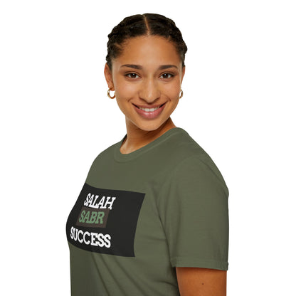 ISLAMIC SALAH,SABR SUCCEES T-SHIRT