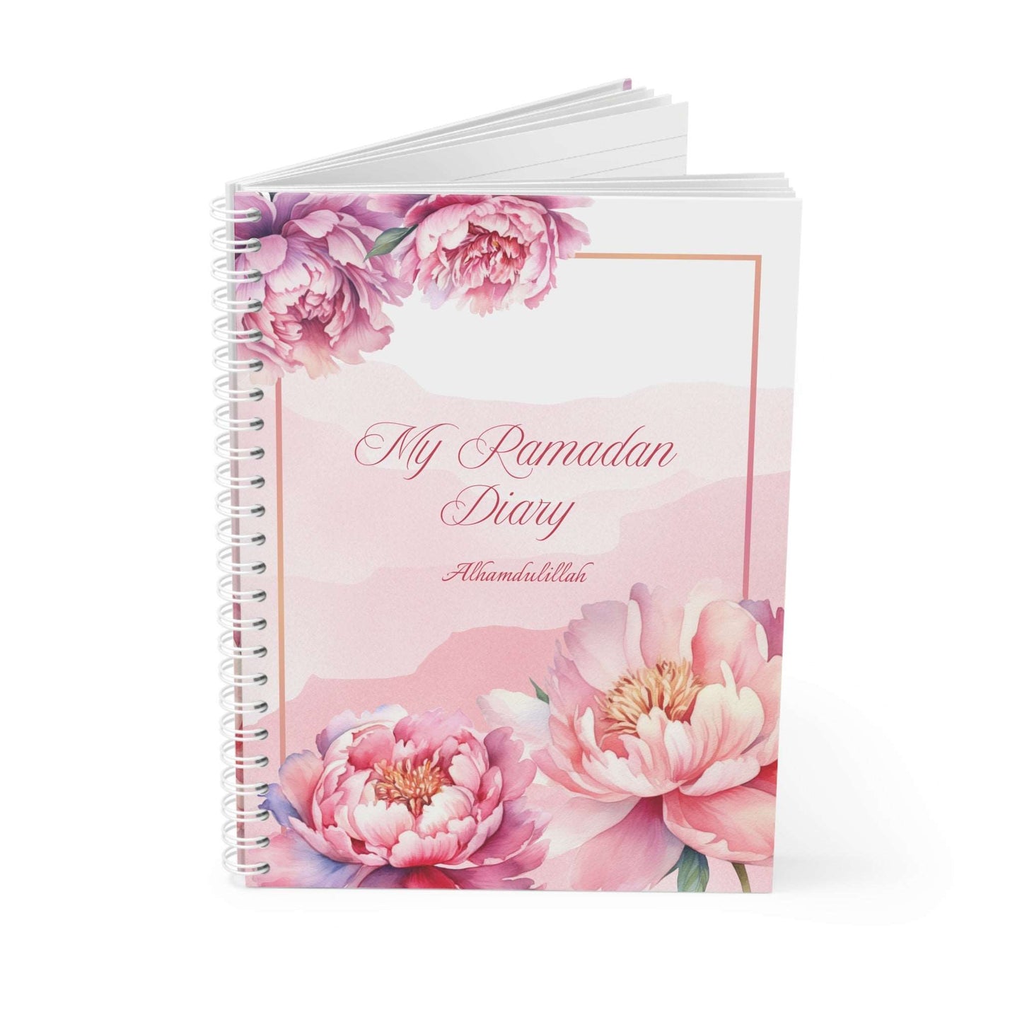 RAMADAN DIARY PINK SPIRAL NOTEBOOK