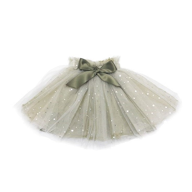 Girl´s Princess tulle skirt - Hallafa This sweet Girl's Princess tulle skirt with stars and a bow is perfect for any special occasion! · Color: Green, Gray, Pink · Material: Polyester fiber (polyester) Size chart: unit CM SIZE WAIST *2 LENGTH 90 20 30 100 21 31 110 22 33 120 24 36 130 25 39 140 27 41 #