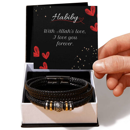 Men's "Love You Forever" Bracelet