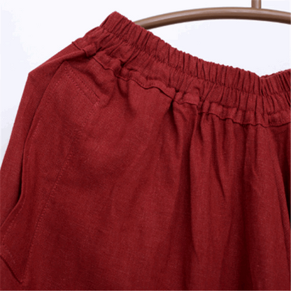 Men loose fit linen pants