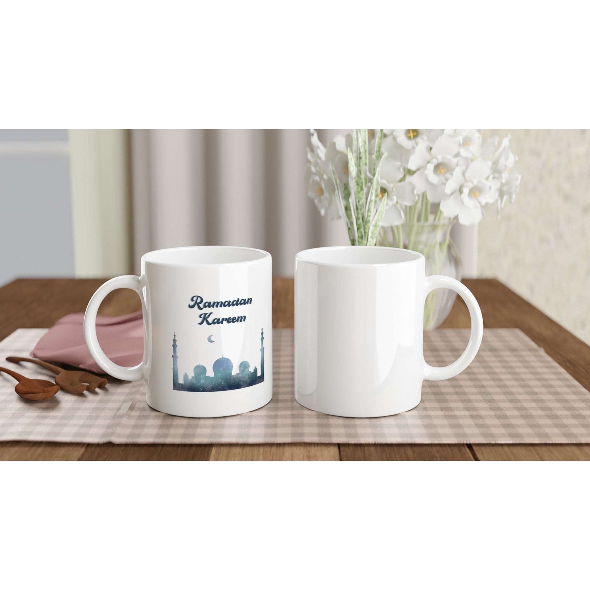 "Ramadan Kareem mug white/blue"