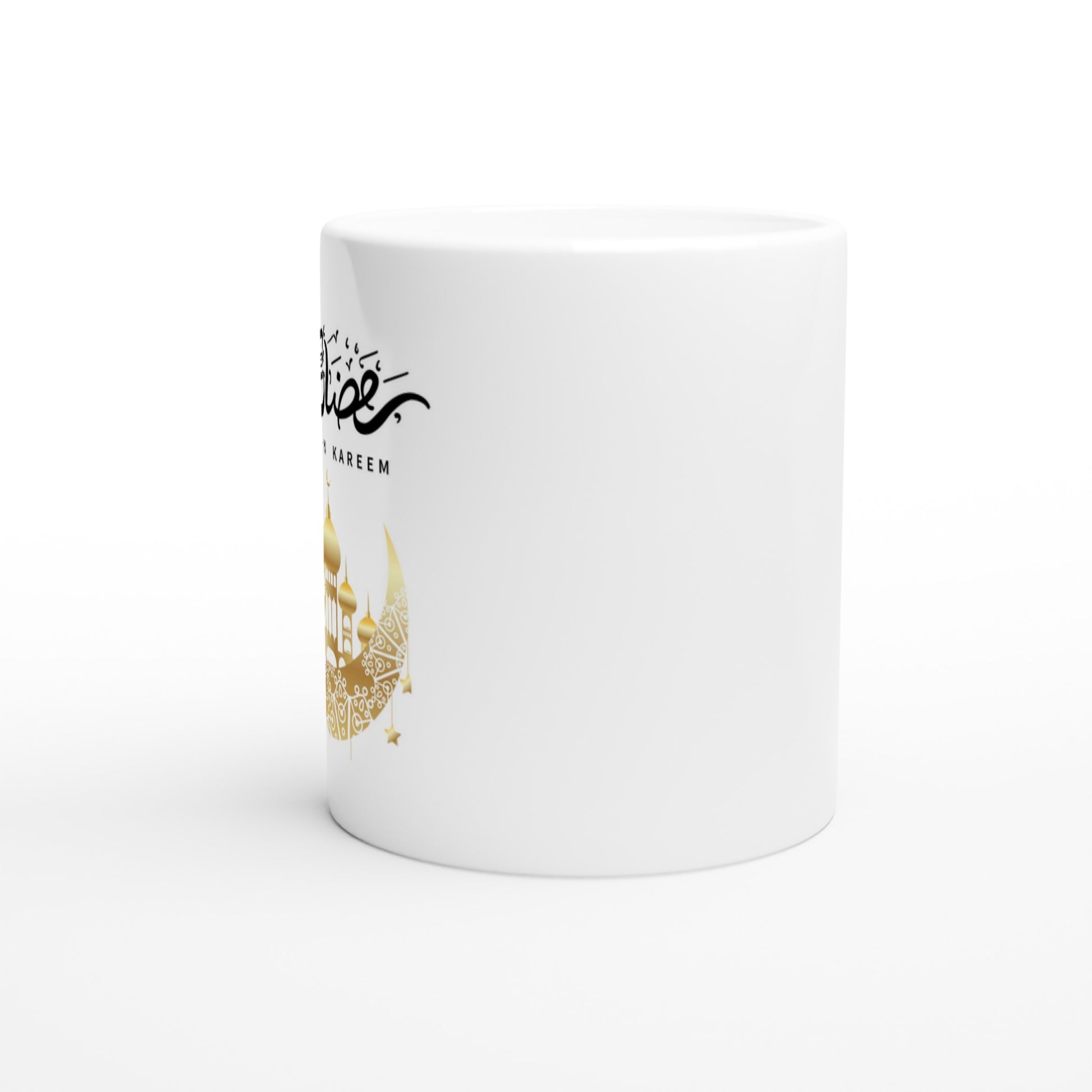 Ramadan Kareem White Ceramic Mug - Hallafa This elegant Ramadan Kareem ceramic mug is an ideal addition to your ramadan celebrations. Enjoy your favorite hot beverages, such as coffee or hot chocolate, in the spirit of this holy month. Perfect for sipping and reflecting, this mug will make your ramadan experience even more special. - Ceramic 11oz mug- Dishwasher and microwave safe- Product safety tests conducted by independent third party laboratories. #