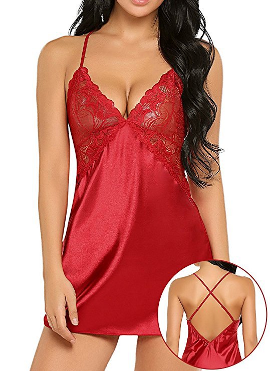 Women romantic nightwear - Hallafa Women, ready to get romantic? Slip into something special for the night... nightwear that'll have you feeling pretty and flirty. · Fabric Name: Spandex / Lycra Main fabric composition: spandex #