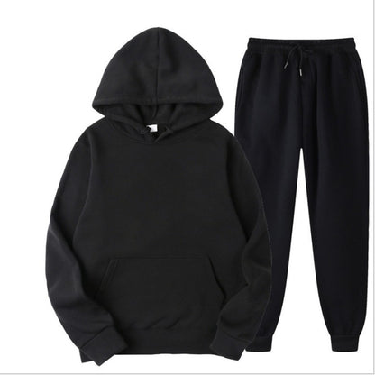 "Black Women's hoodie with trousers tracksuit"