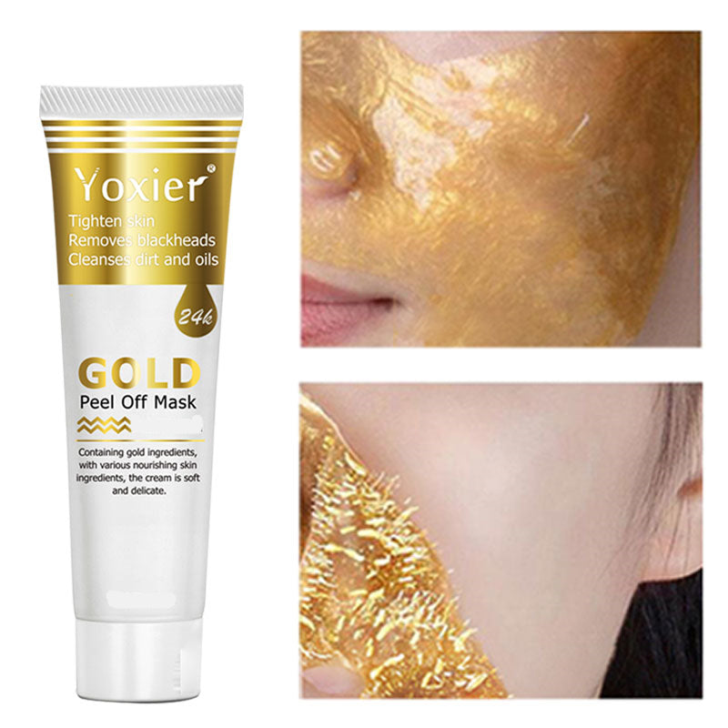 Collagen gold face mask peeling and remove blackheads