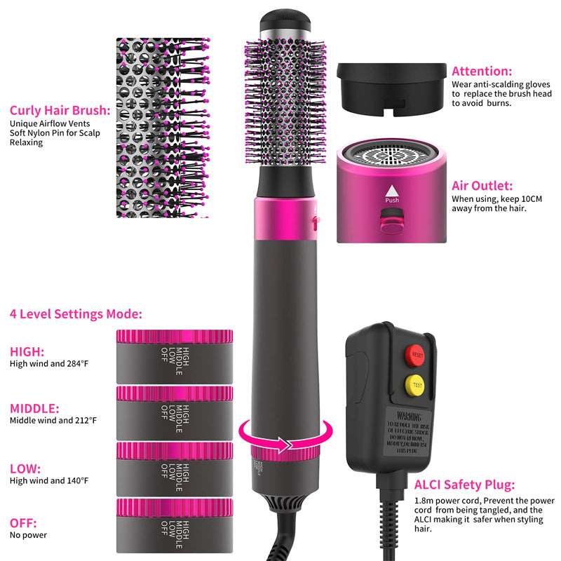 Professional 5 In 1 hair dryer, hair styling set