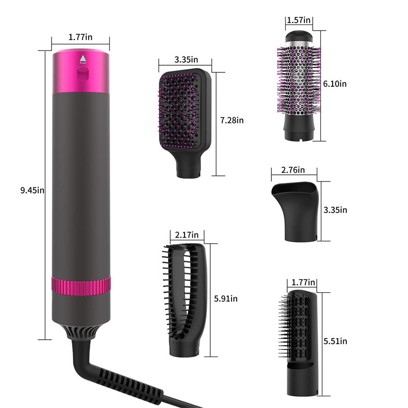 Professional 5 In 1 hair dryer, hair styling set