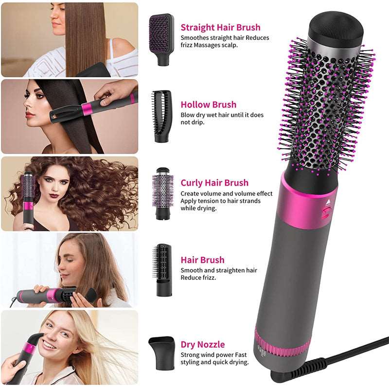 Professional 5 In 1 hair dryer, hair styling set