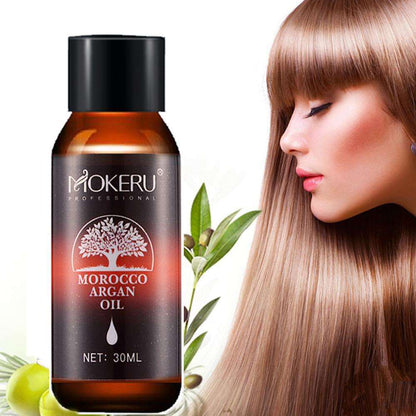 Moroccon argan hair oil for dry hair - Hallafa Mokeru Moroccon argan oil for dry, curly & soft hair - perfect for all types! Net content: 30ML #